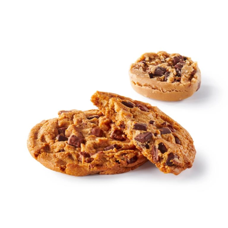 Cookie cru chocolat lait et noir