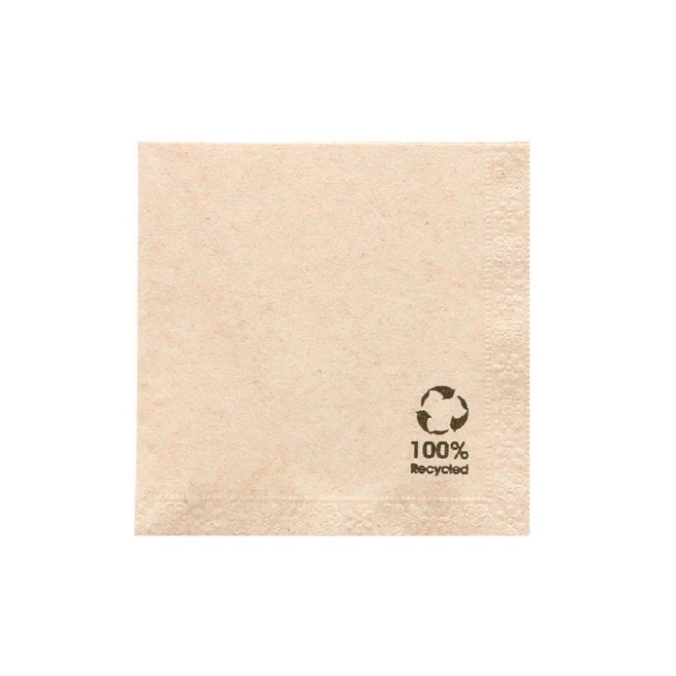 Serviettes de table papier ecolabel (naturel)