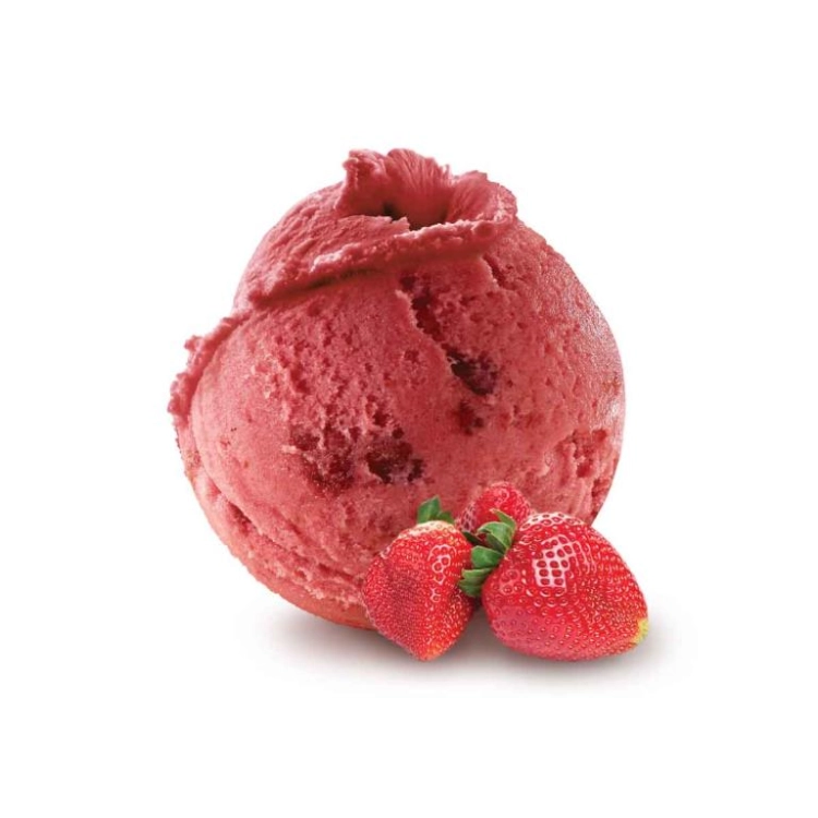 Fraise avec morceaux de fraises - Glace 2.5L