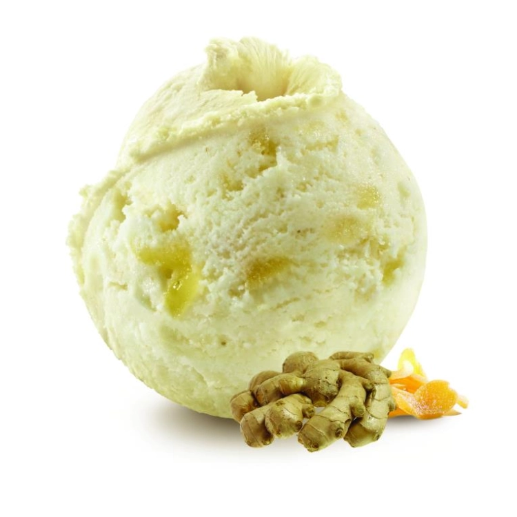 Gingembre avec gingembre confit - Crème glacée 2.5L