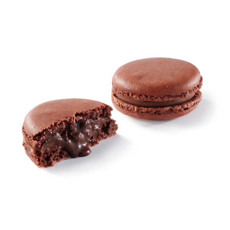 Macaron coulant chocolat