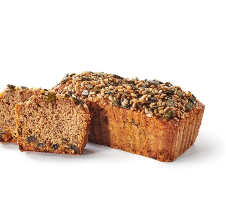 Cake farine de millet, graines, zestes d'orange et 4 épices