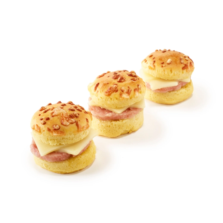 Mini croque-monsieur brioché