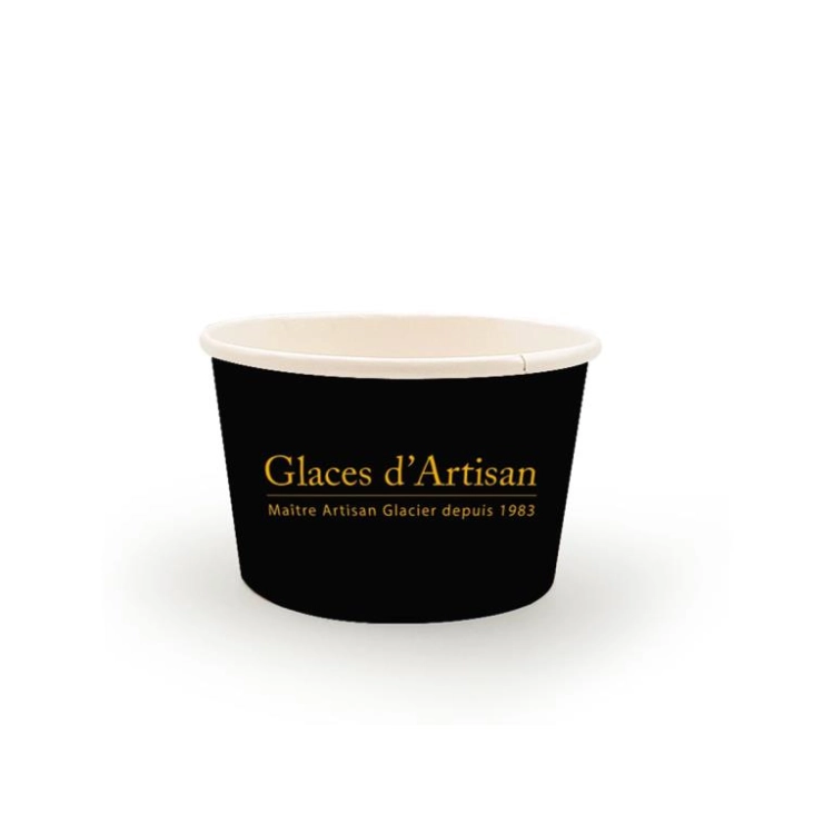 Petits pots noirs GLACES D’ARTISAN 1 boule