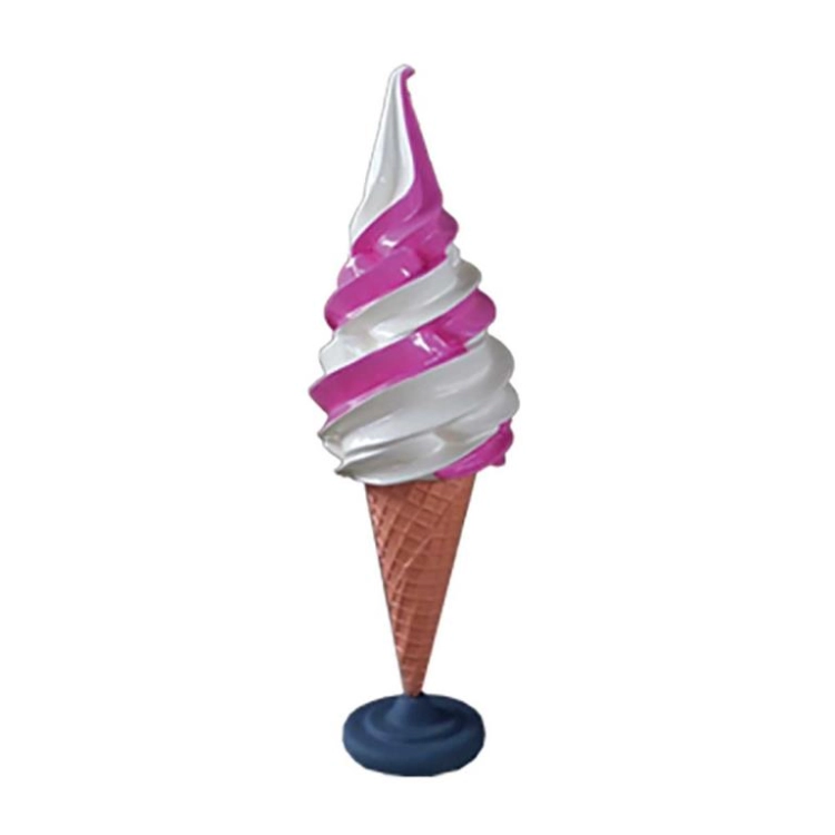 Stop-trottoir glace italienne bi-colorée