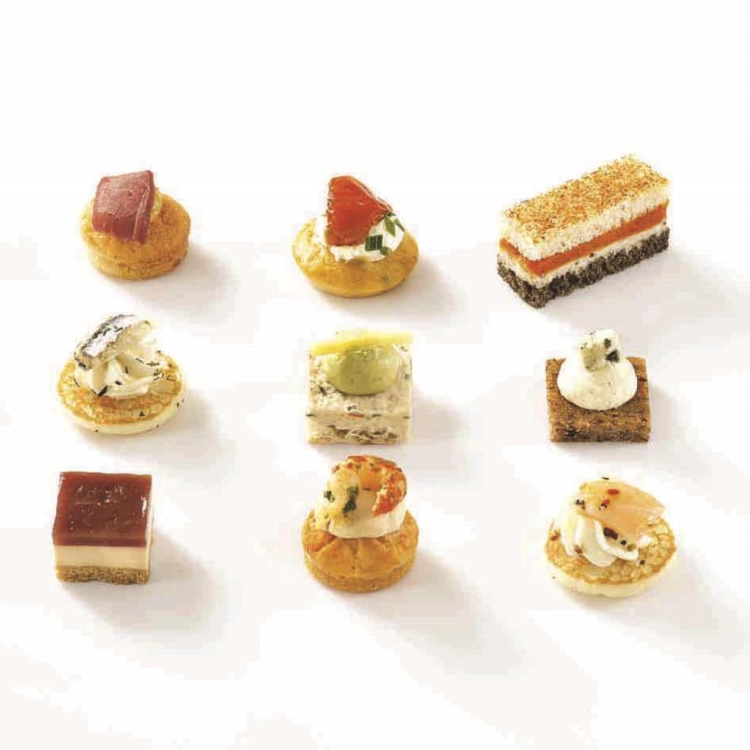 Canapés salés tradition
