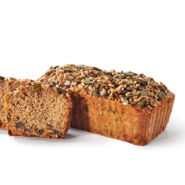 Cake farine de millet, graines, zestes d'orange et 4 épices