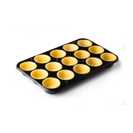 Plateau de mini fonds de quiche crus
