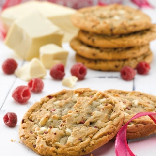 Cookies chocolat blanc framboise - (NEW CODE - 68461)