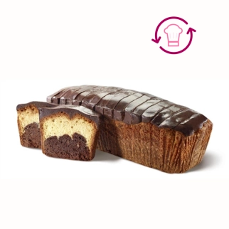 Cake marbré chocolat