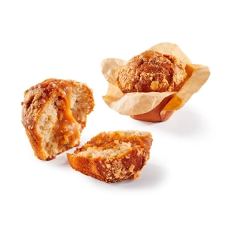 Maxi muffin pomme fourrage caramel