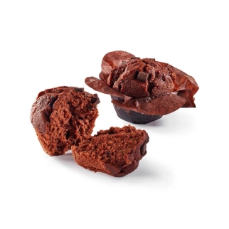 Muffin cacao pépites chocolat noir