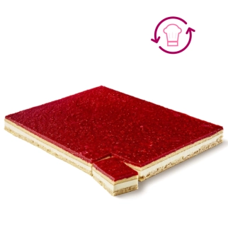 Demi Cadre panna cotta framboise (ANCIEN CODE 4509)