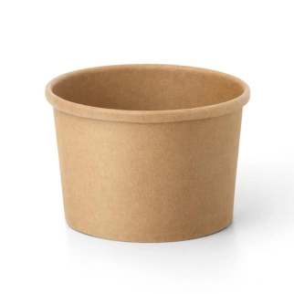 Petits pots kraft neutres 2 boules 230cc