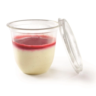 Verrine pannacotta framboise