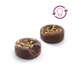 Mœlleux chocolat noisettes vegan - 90 g x 20 (ANCIEN CODE 4969)