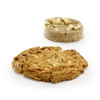 Cookie cru chocolat blanc framboise 72gr x 90