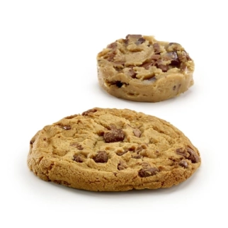 Cookie cru chocolat lait et noir 72gr x 90