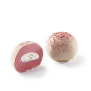 Boule litchi framboise