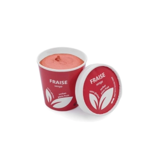 Petit pot sorbet fraise senga20x130ml