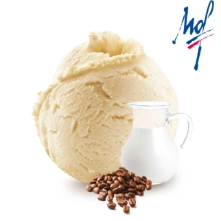 Café blanc d'Ethiopie - Glace lait frais 2.5L