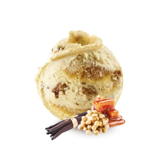 Vanille macadamia caramel - Crème glacée 2.5L