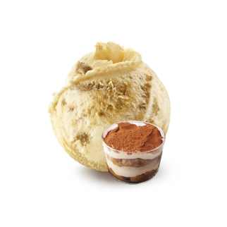 Tiramisu avec mascarpone - Glace 2.5L