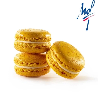 Macaron lemon curd