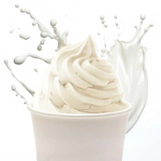 Soft Glace Italienne sundae à base de lait de Normandie