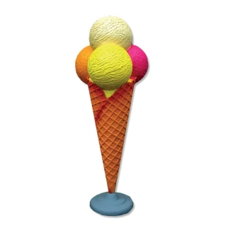 Stop-trottoir cornet 4 boules