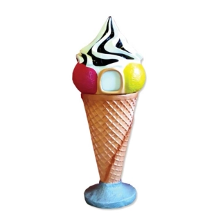 Stop-trottoir poubelle glace