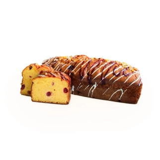 Cake orange cranberry